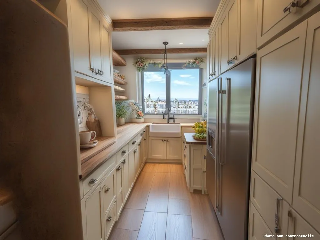 Appartement T4 à Roubaix proche tram et parc Barbieux avec balcon et cave 