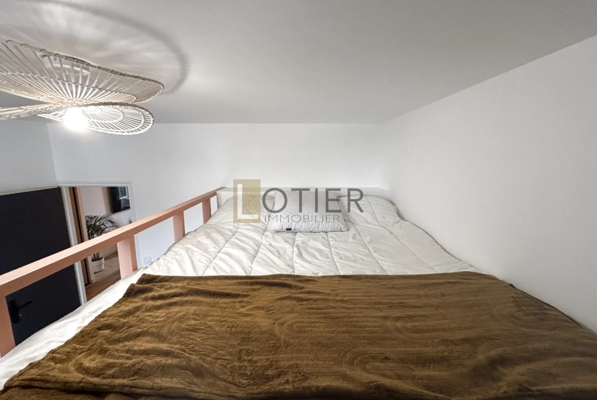 Appartement 2 pièces rénové à Brest en centre-ville avec cave 