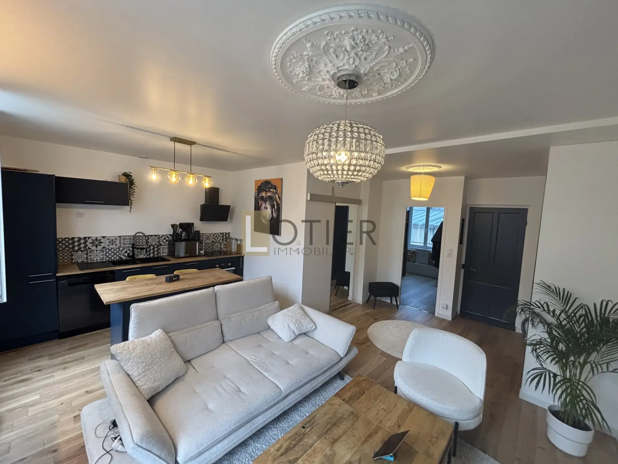 Appartement 2 pièces rénové à Brest en centre-ville avec cave 