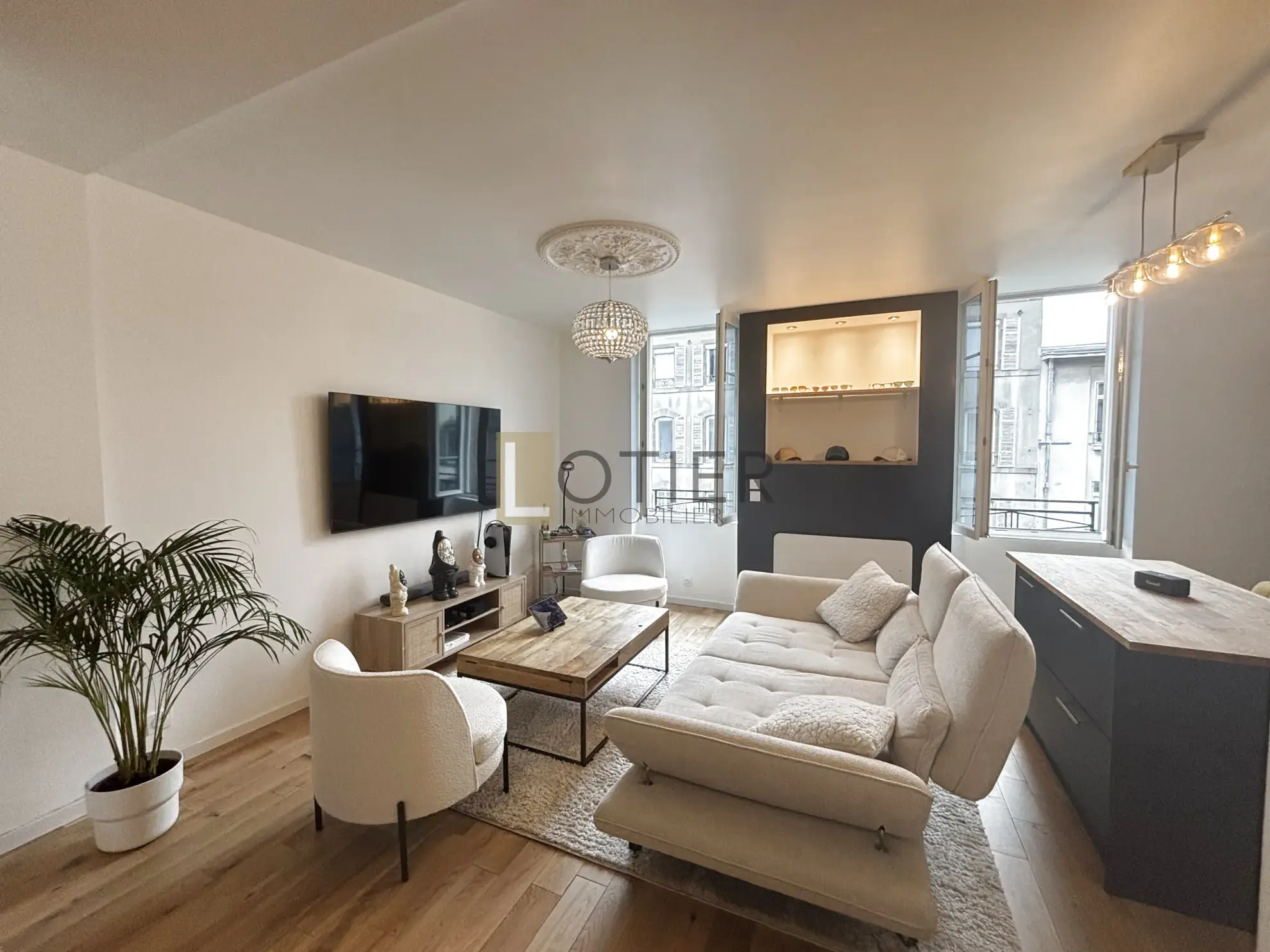 Appartement 2 pièces rénové à Brest en centre-ville avec cave 