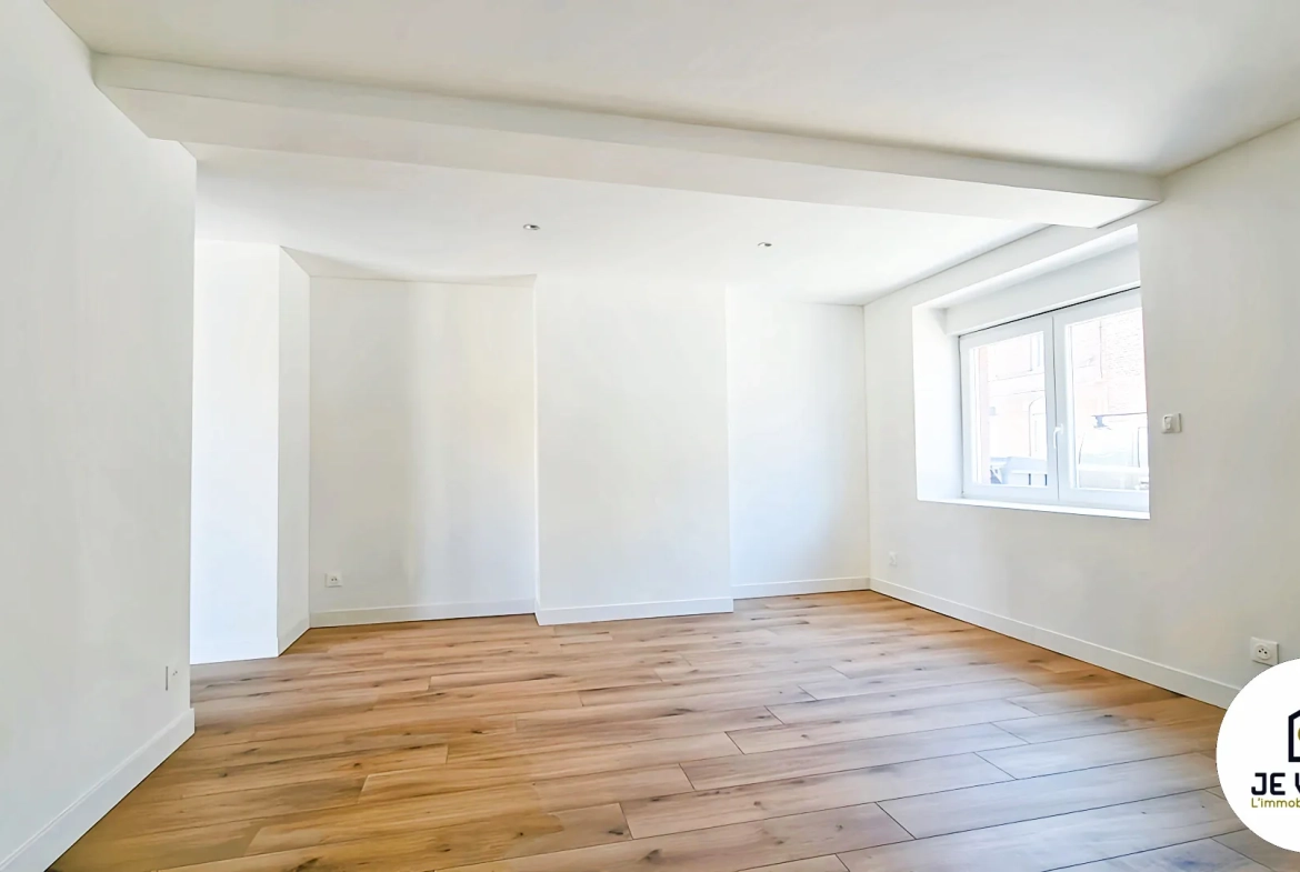 Maison flamande rénovée de 80 m² à Baisieux, moderne et lumineuse, prête à vivre 