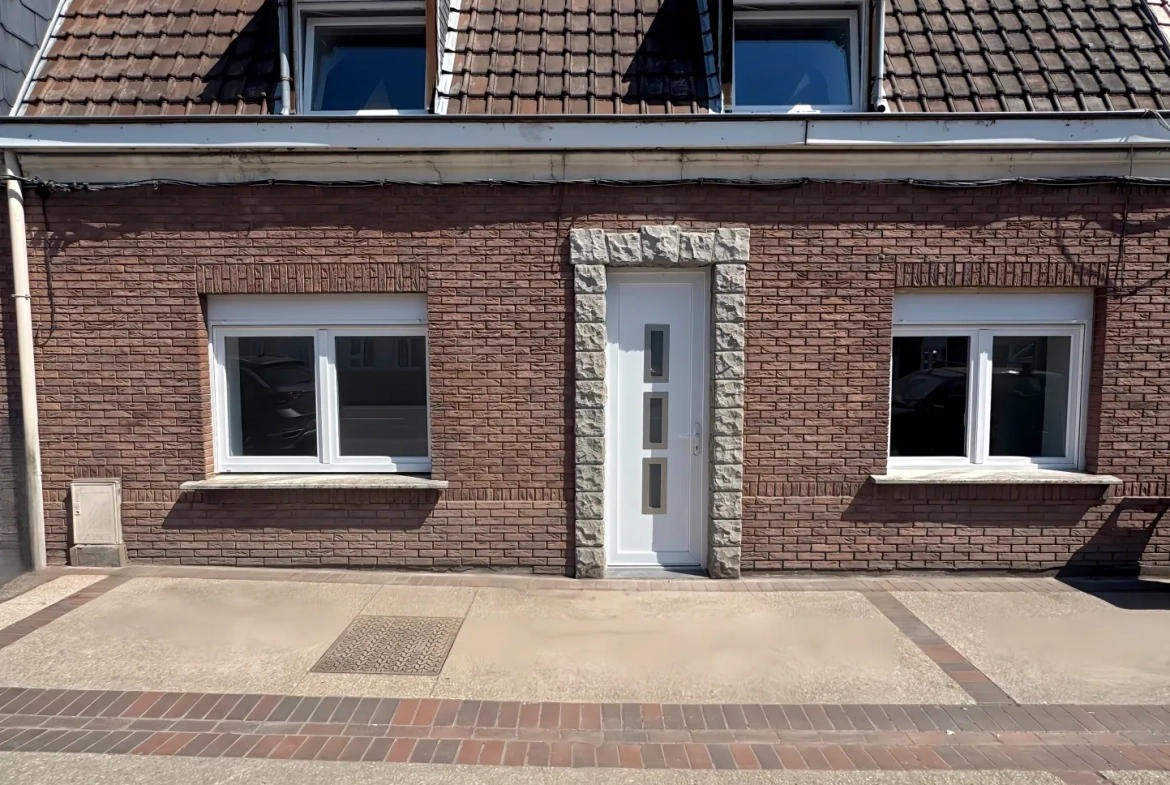 Maison flamande rénovée de 80 m² à Baisieux, moderne et lumineuse, prête à vivre 
