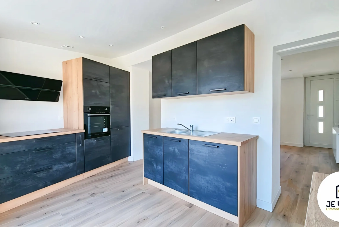 Maison flamande rénovée de 80 m² à Baisieux, moderne et lumineuse, prête à vivre 