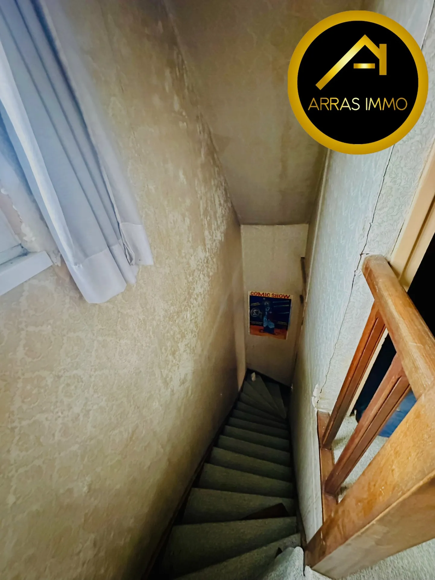 Maison de ville à vendre à Arras – potentiel de rénovation ou investissement immobilier 