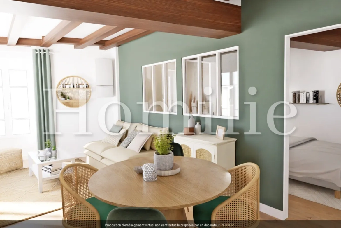 Appartement T3 de 85 m2 avec grenier aménageable près de Montrichard 