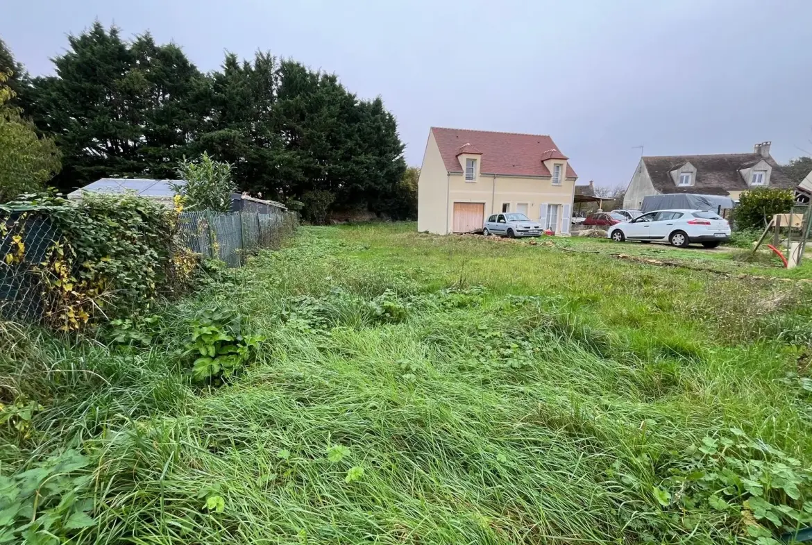 Terrain constructible de 382 m² à Moisenay avec permis validé 
