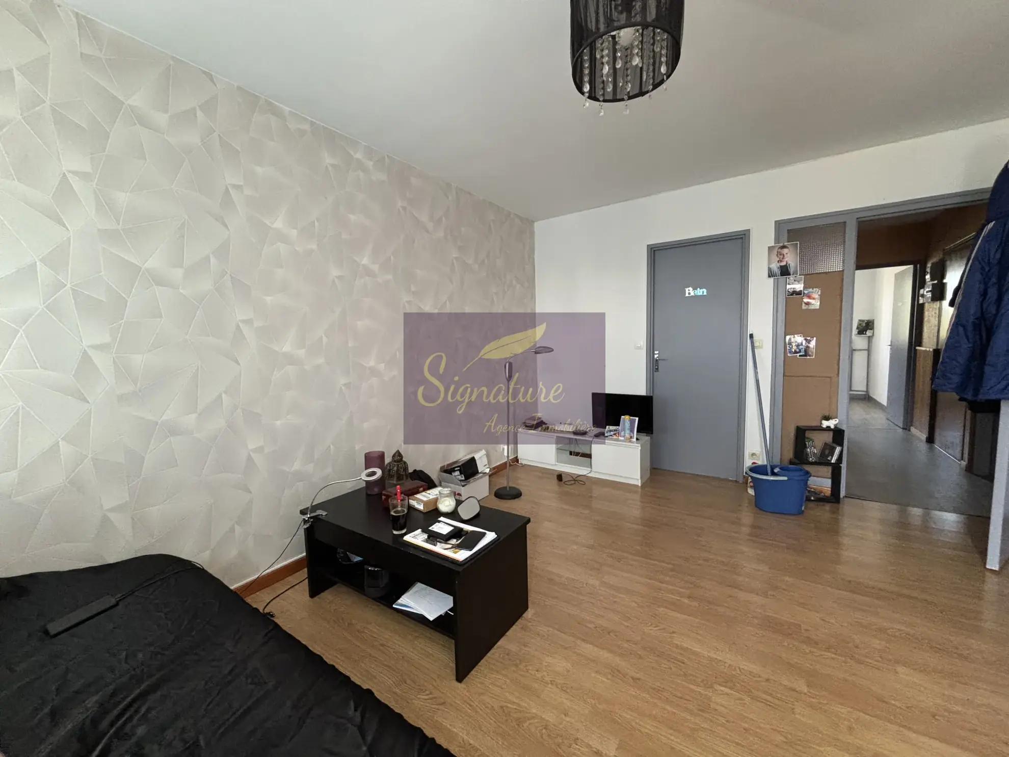 Appartement T2 lumineux avec balcon au dernier étage à Le Mans 
