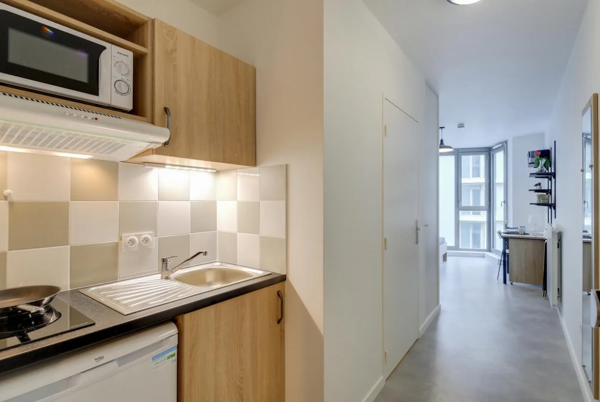 Investissement en bail commercial meublé à Paris 19 - Rentabilité optimale 
