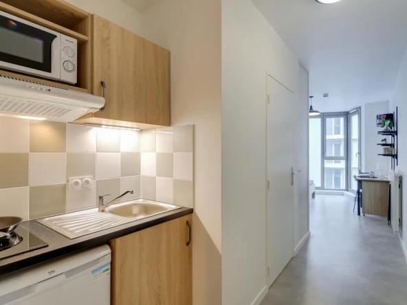 Investissement en bail commercial meublé à Paris 19 - Rentabilité optimale