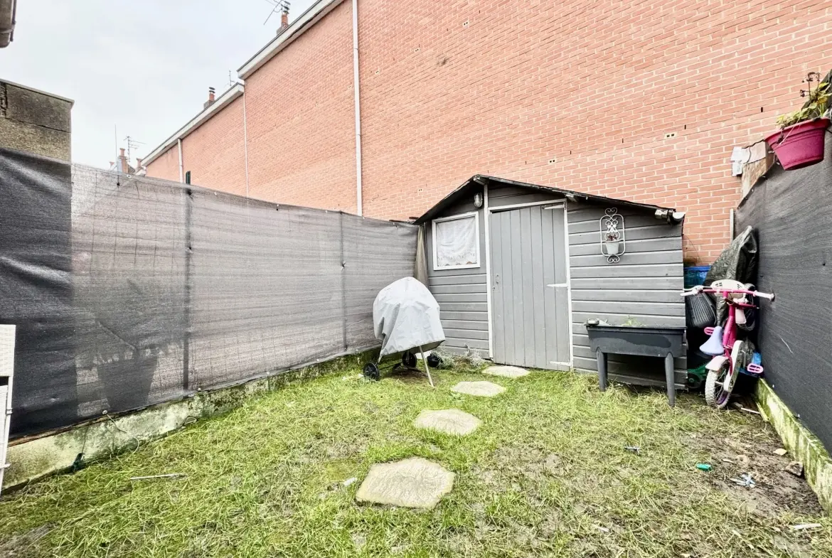Maison 3 chambres avec jardin à Wattrelos secteur Laboureur 