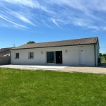 Maison de plain-pied à Bergerac avec grand jardin, 3 chambres et confort moderne