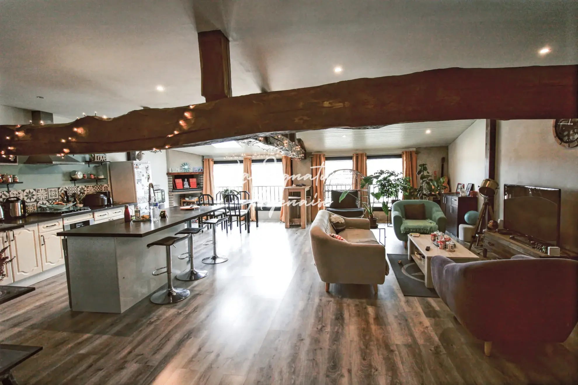 Appartement de 125 m2 avec 3 chambres, garage privé à Villeneuve-sur-Lot 