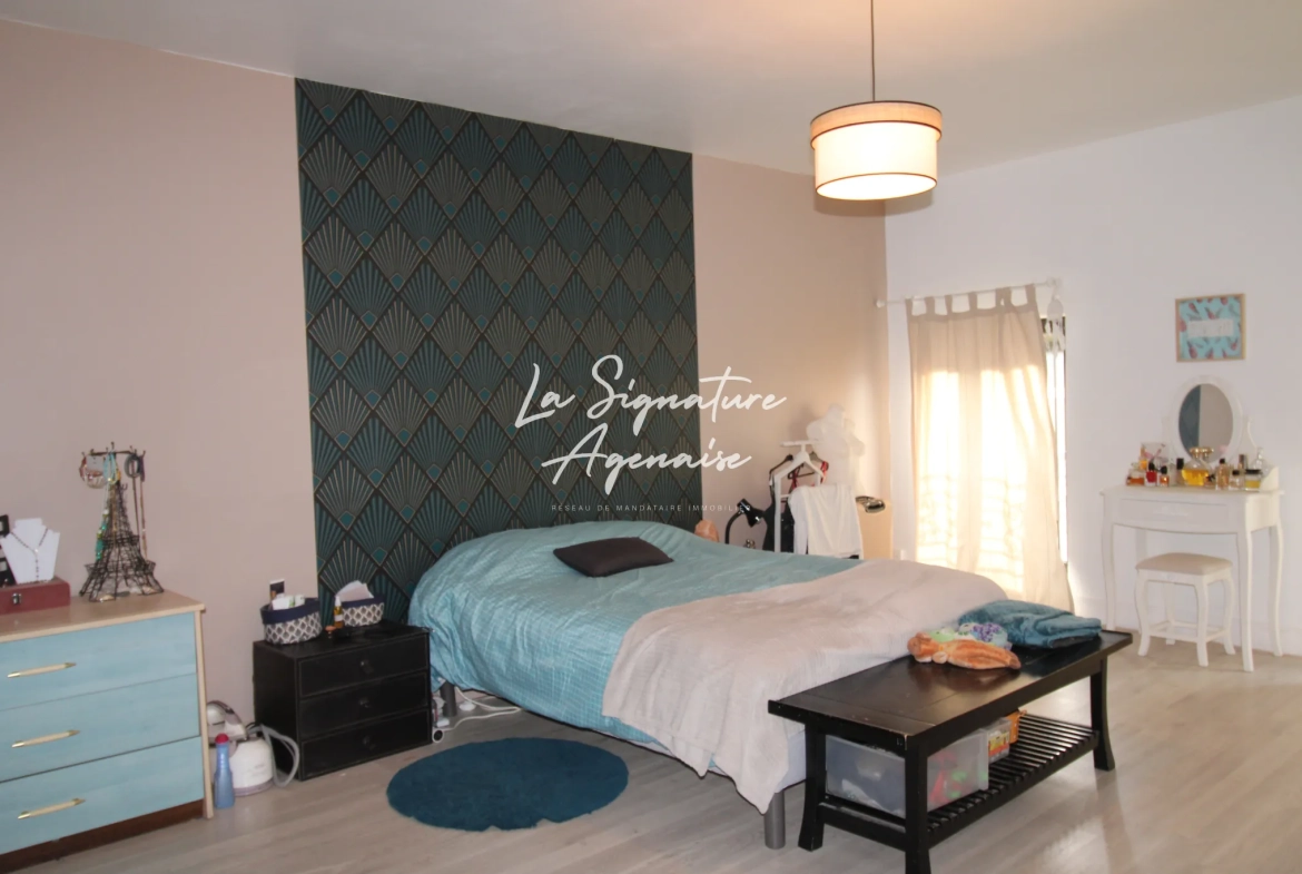 Appartement de 125 m2 avec 3 chambres, garage privé à Villeneuve-sur-Lot 