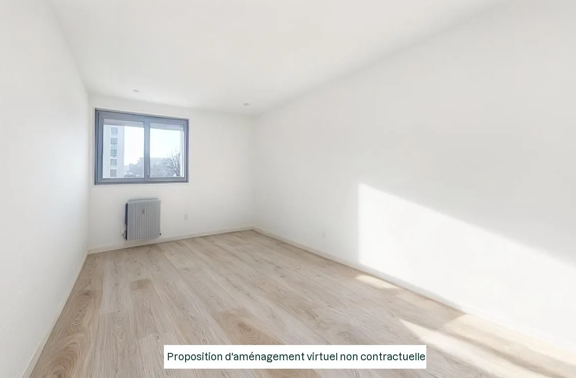 Appartement T3 à Caen de 82m² avec parking, cave et travaux à prévoir 