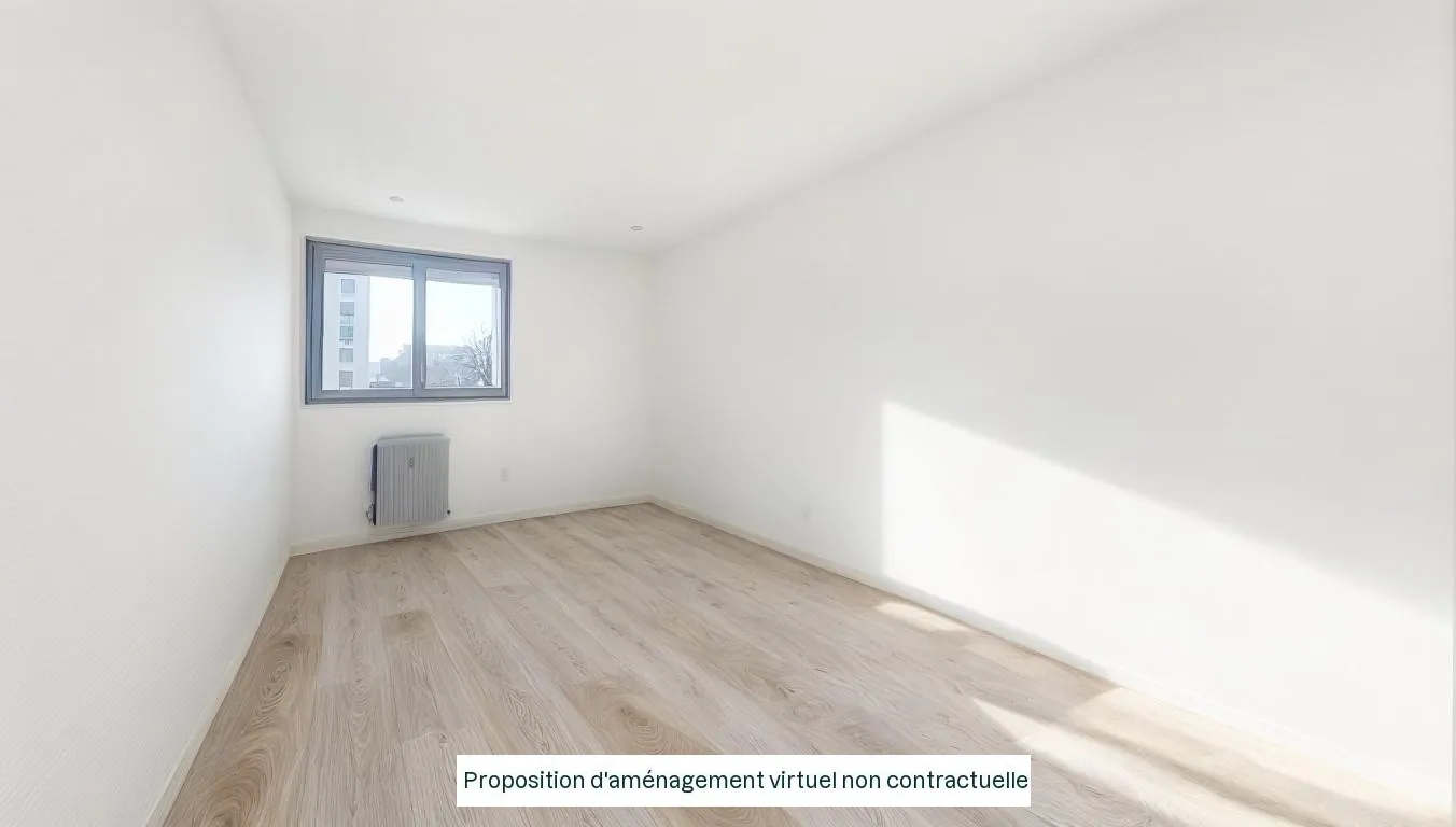 Appartement T3 à Caen de 82m² avec parking, cave et travaux à prévoir 
