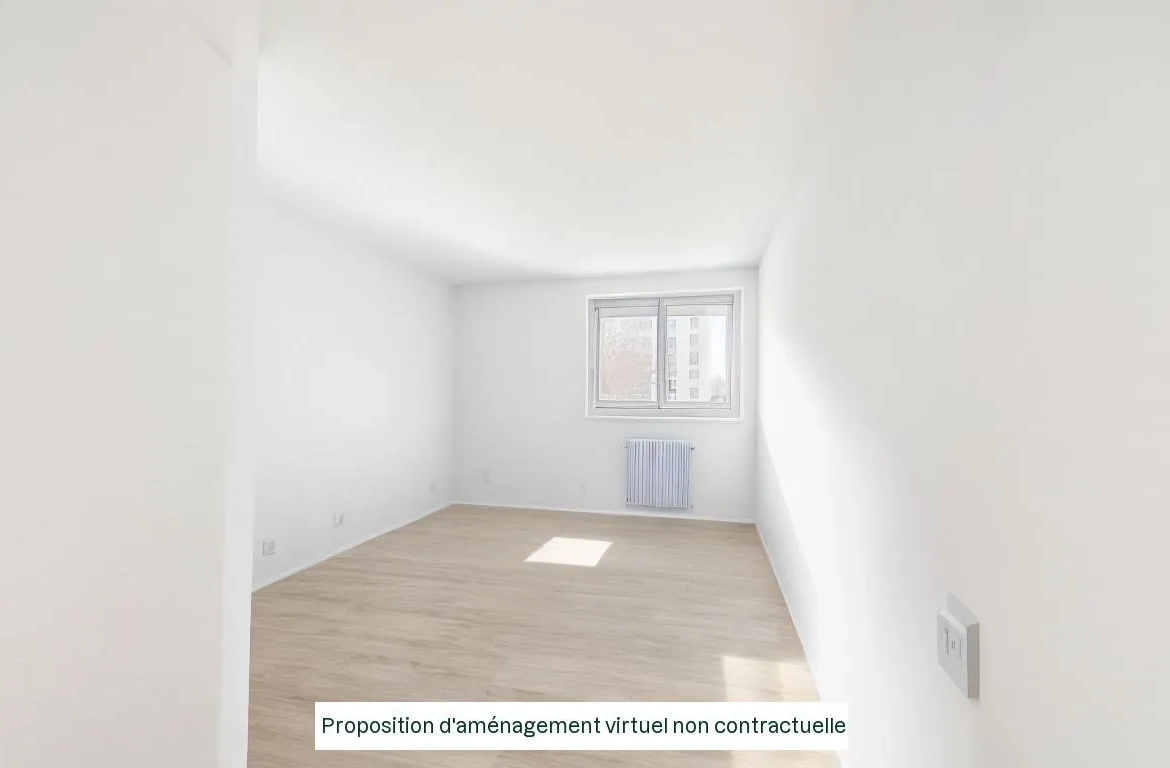Appartement T3 à Caen de 82m² avec parking, cave et travaux à prévoir 