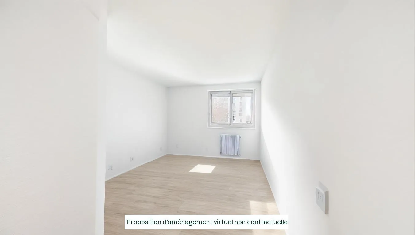 Appartement T3 à Caen de 82m² avec parking, cave et travaux à prévoir 