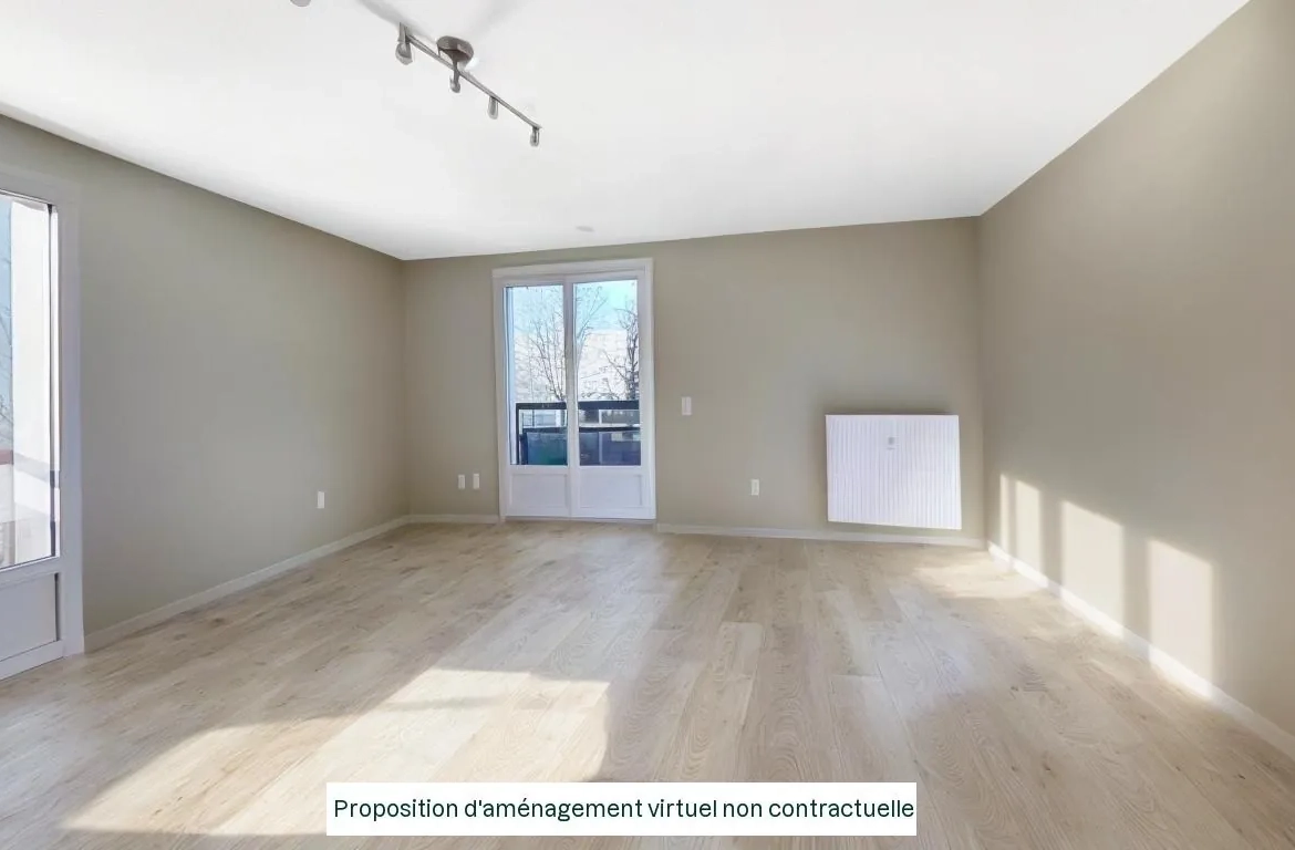 Appartement T3 à Caen de 82m² avec parking, cave et travaux à prévoir 
