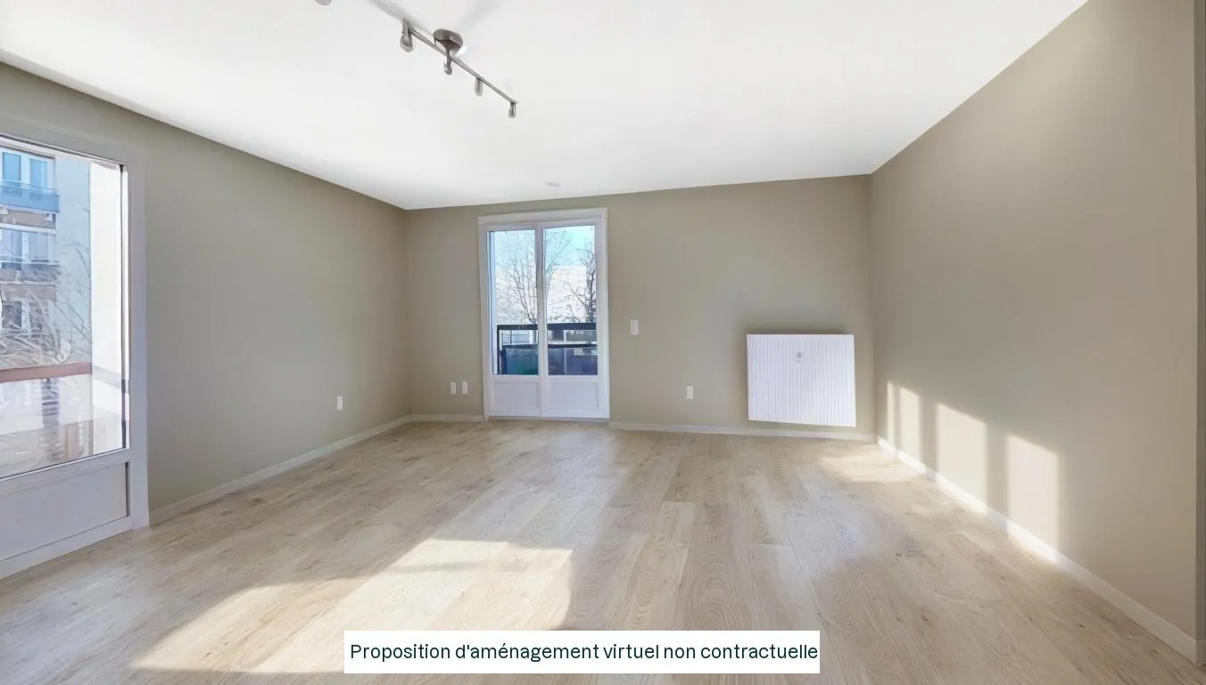 Appartement T3 à Caen de 82m² avec parking, cave et travaux à prévoir 