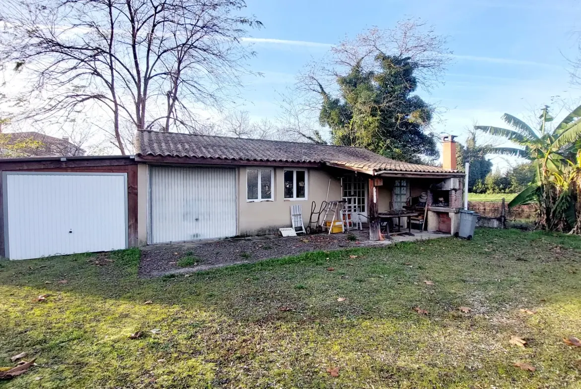 Maison 110 m² à vendre à La Réole, environnement calme et grand terrain 