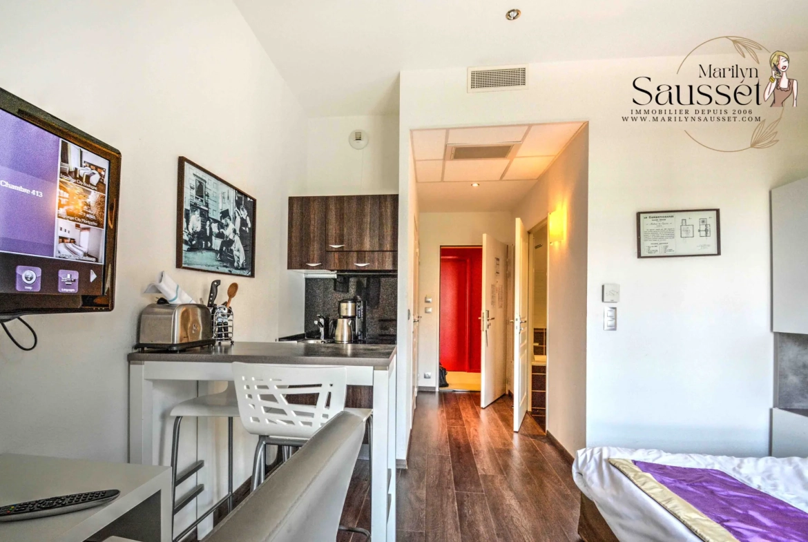 Studio meublé de 21 m² à Lyon avec rentabilité sûre et services haut de gamme 