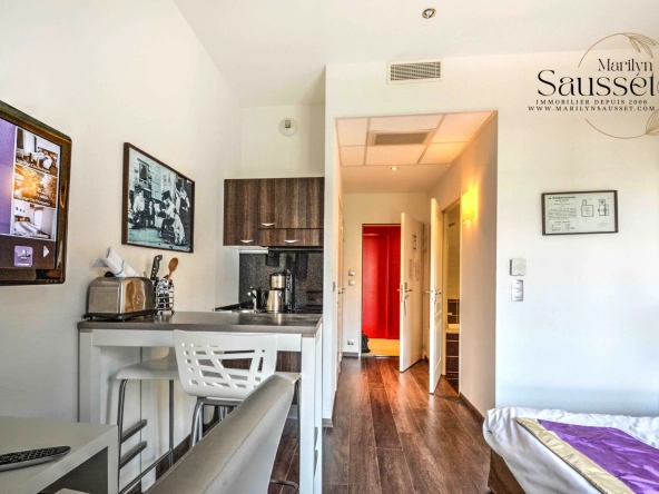 Studio meublé de 21 m² à Lyon avec rentabilité sûre et services haut de gamme
