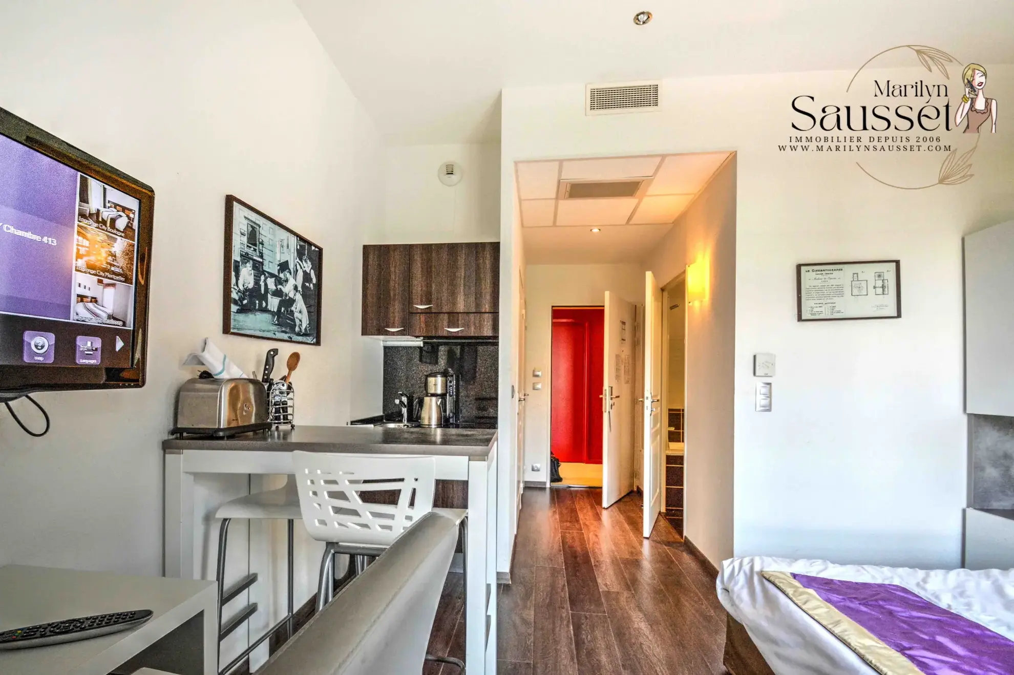 Studio meublé de 21 m² à Lyon avec rentabilité sûre et services haut de gamme 