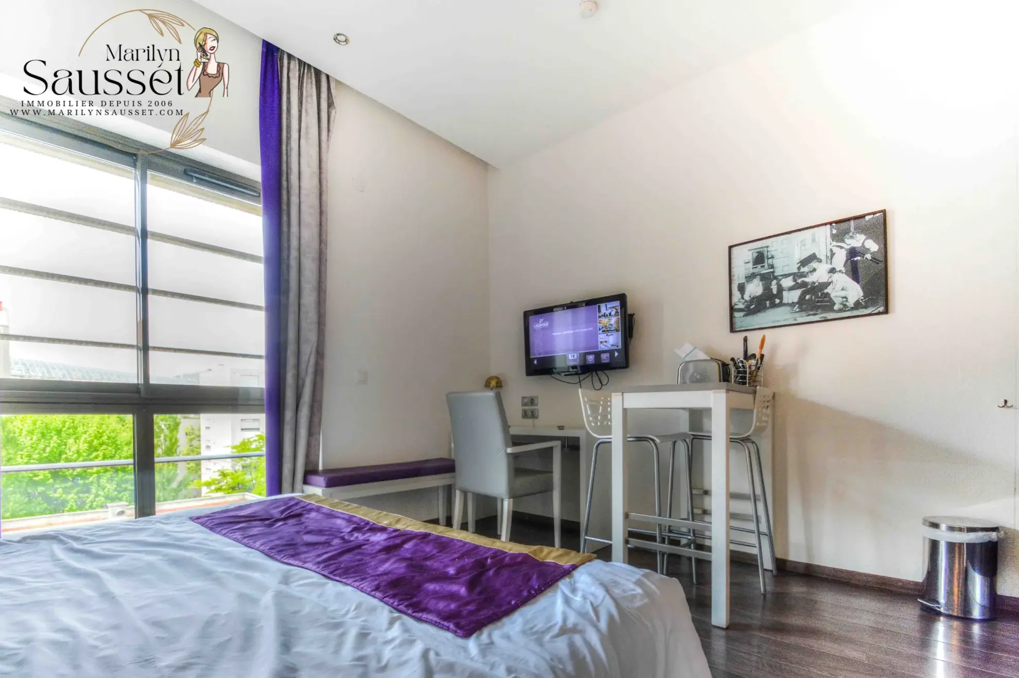 Studio meublé de 21 m² à Lyon avec rentabilité sûre et services haut de gamme 