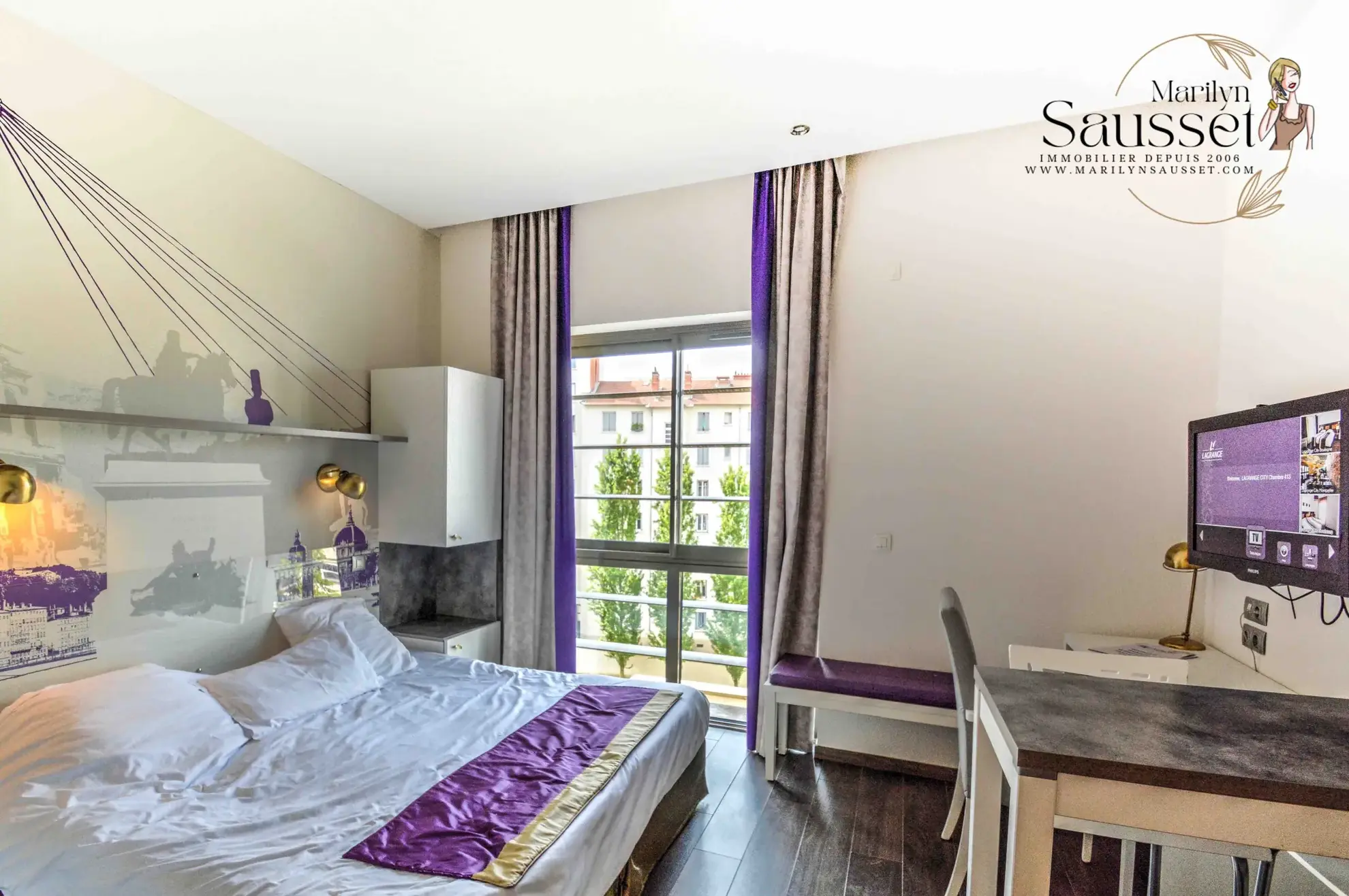 Studio meublé de 21 m² à Lyon avec rentabilité sûre et services haut de gamme 