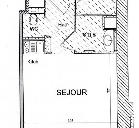 Studio meublé de 21 m² à Lyon avec rentabilité sûre et services haut de gamme 