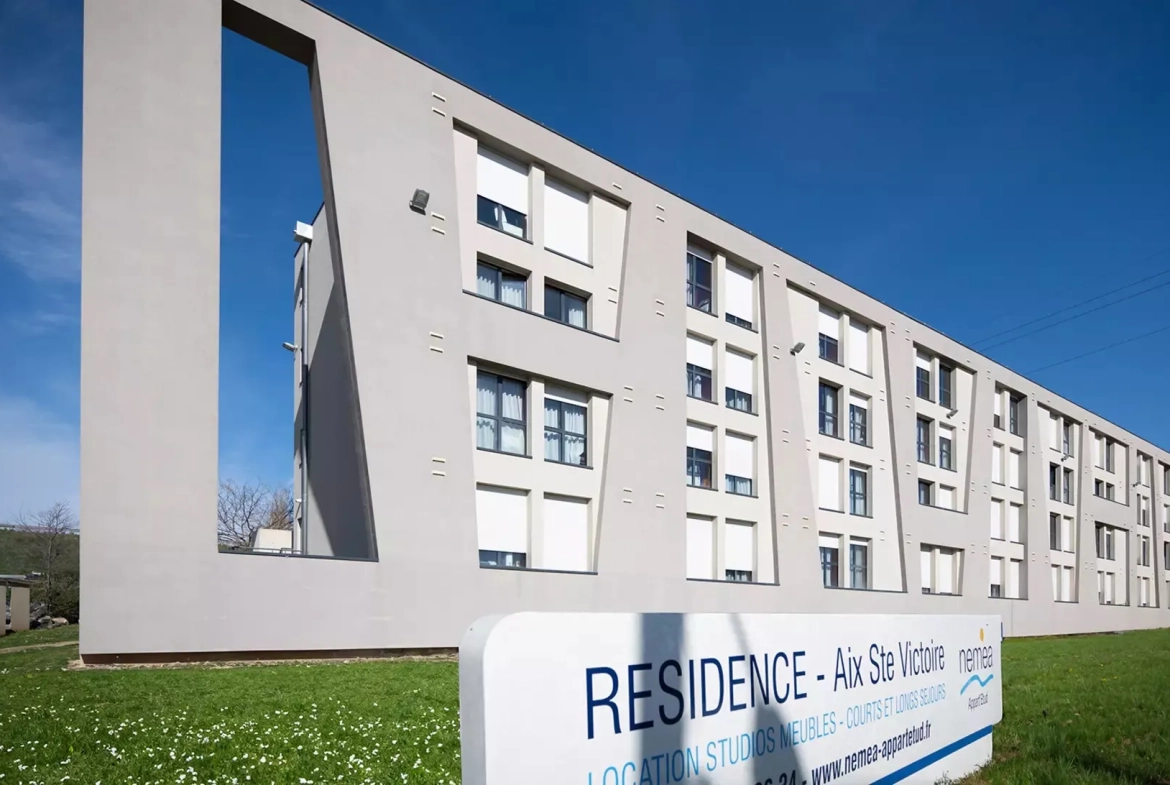 Investissement en résidence étudiante meublée à Aix-en-Provence - Bail jusqu'en 2026 