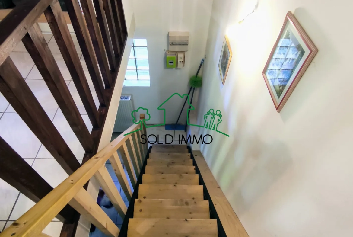 Maison de 50 m² avec terrain arboré à Joannas, idéal nature 