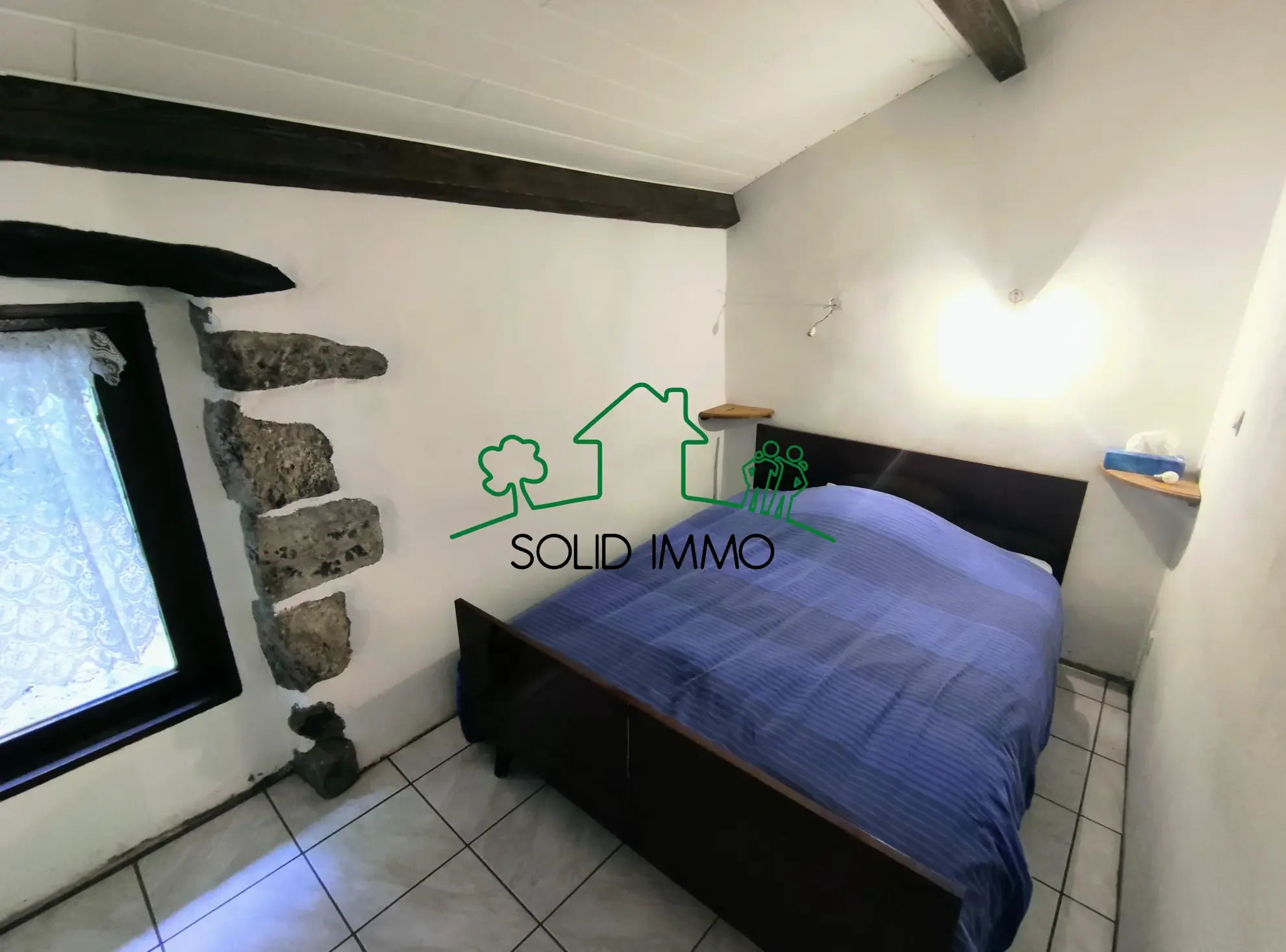 Maison de 50 m² avec terrain arboré à Joannas, idéal nature 