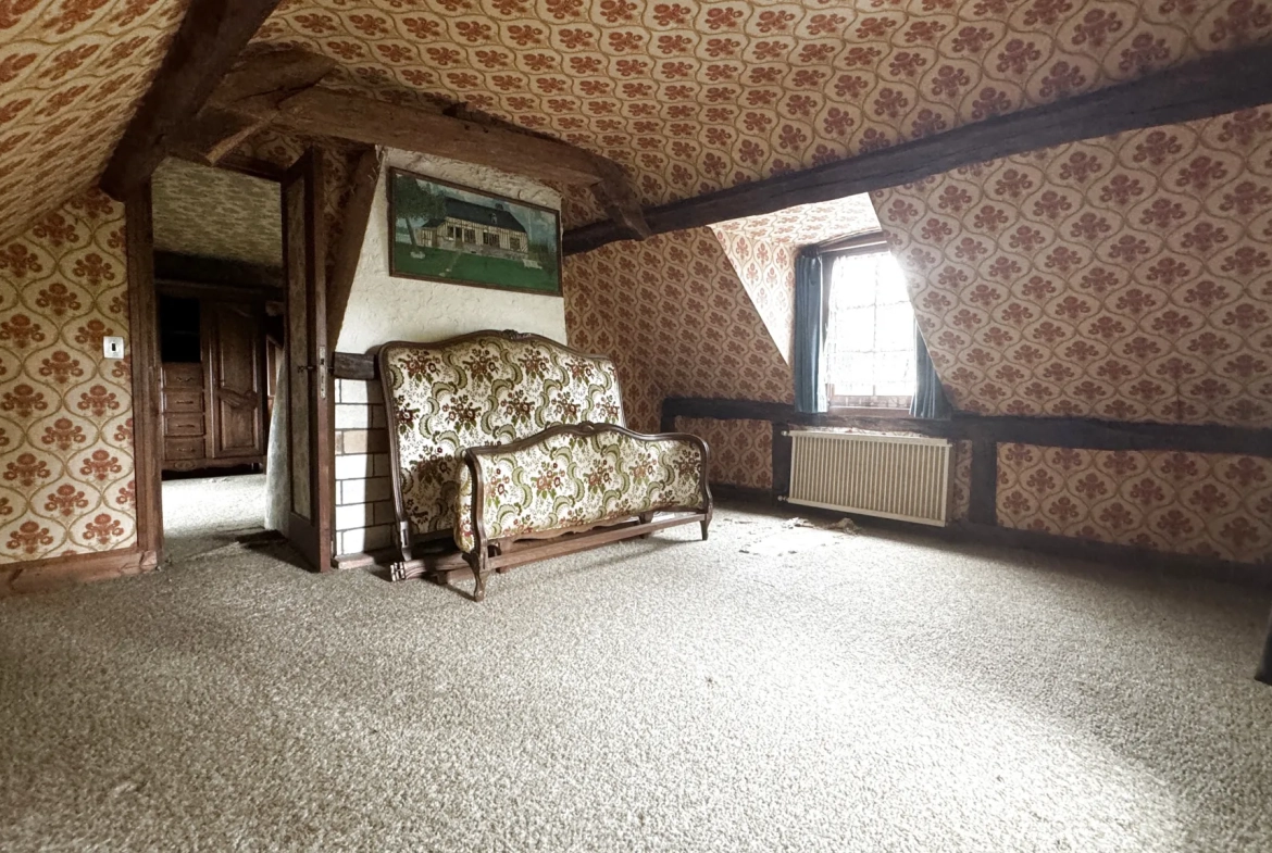 Maison Normande à vendre à Pont l'Évêque - Grand terrain et dépendances 