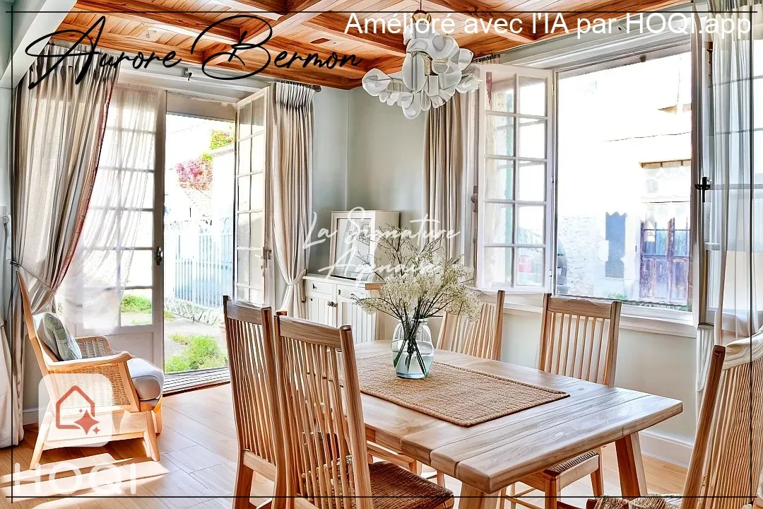 Maison en pierre de 113 m² avec cour intérieure et jardin à Vianne 