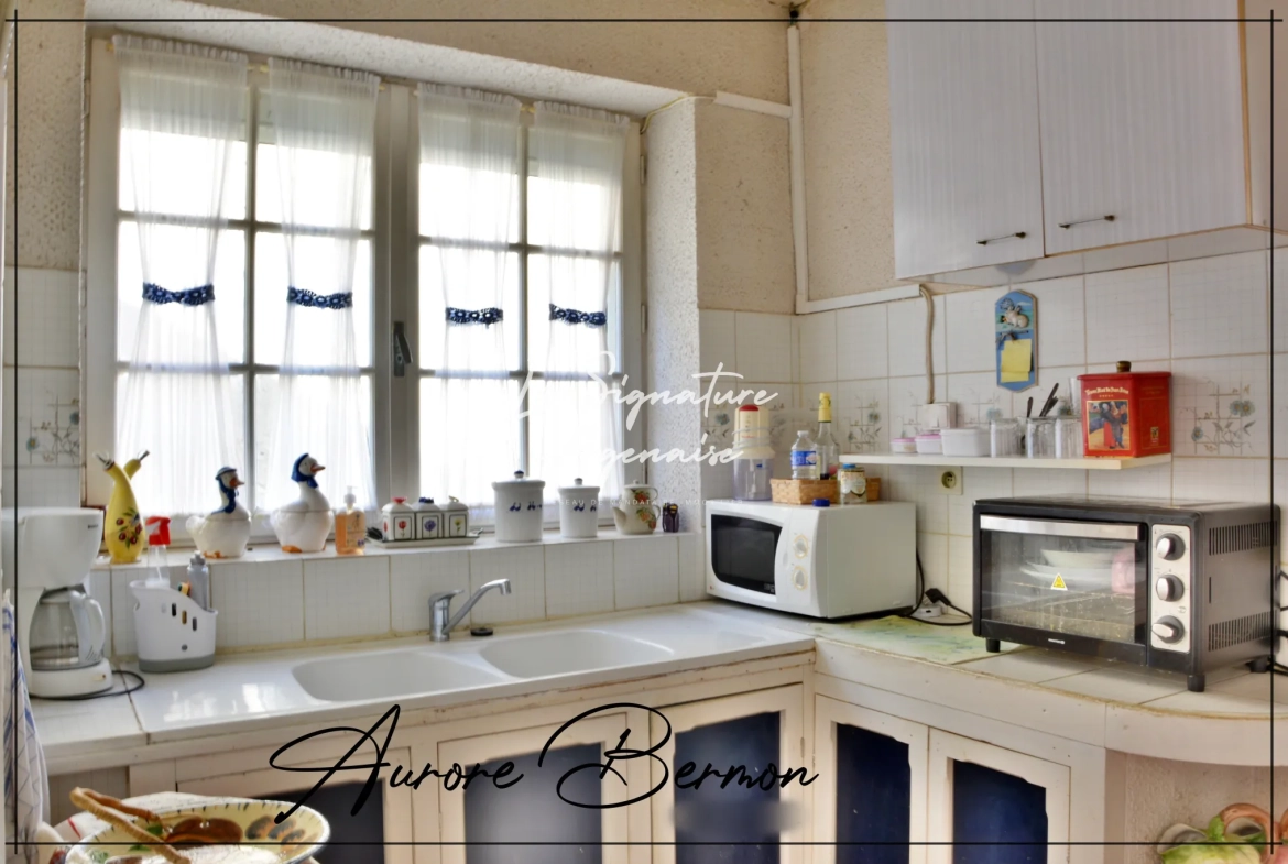 Maison en pierre de 113 m² avec cour intérieure et jardin à Vianne 