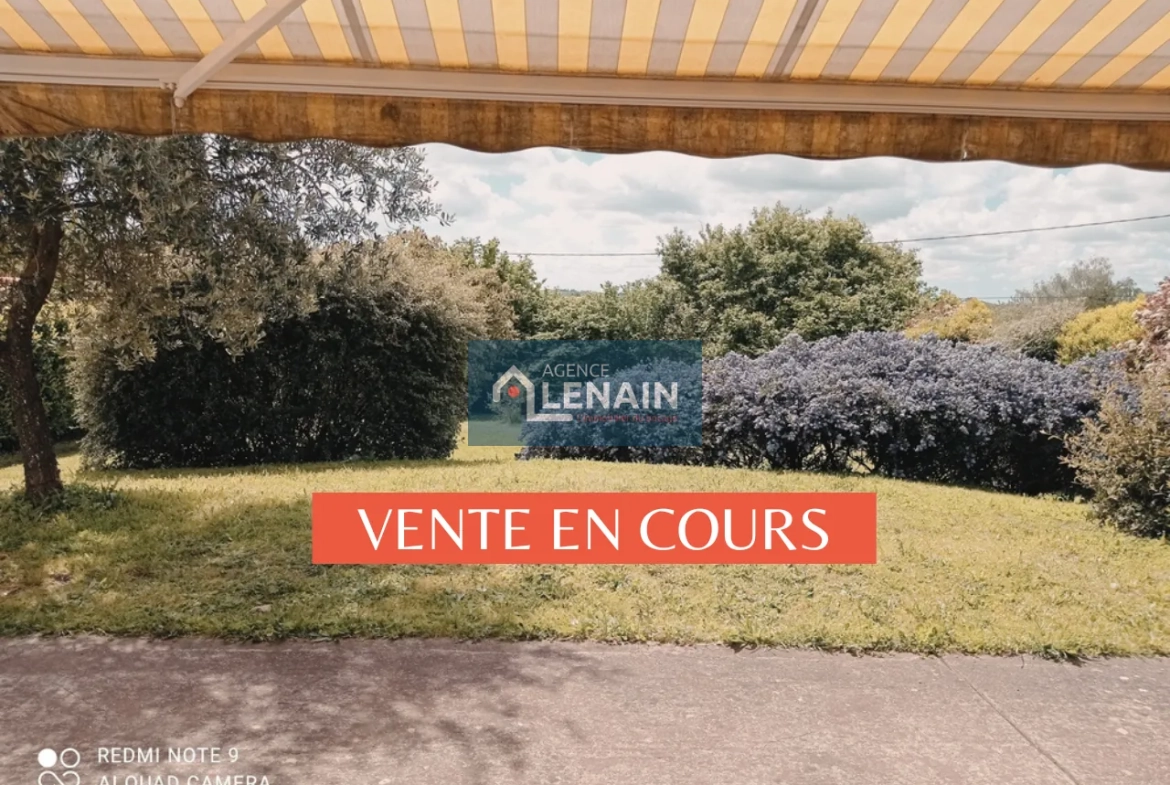 Maison plain-pied en ossature bois à Pouzauges avec grand jardin, 4 chambres et terrasse 