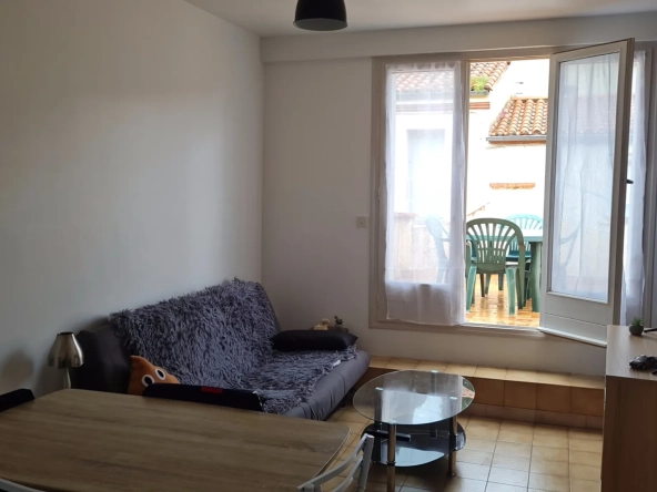 Appartement F2 avec terrasse à Amélie-les-Bains proche des thermes 