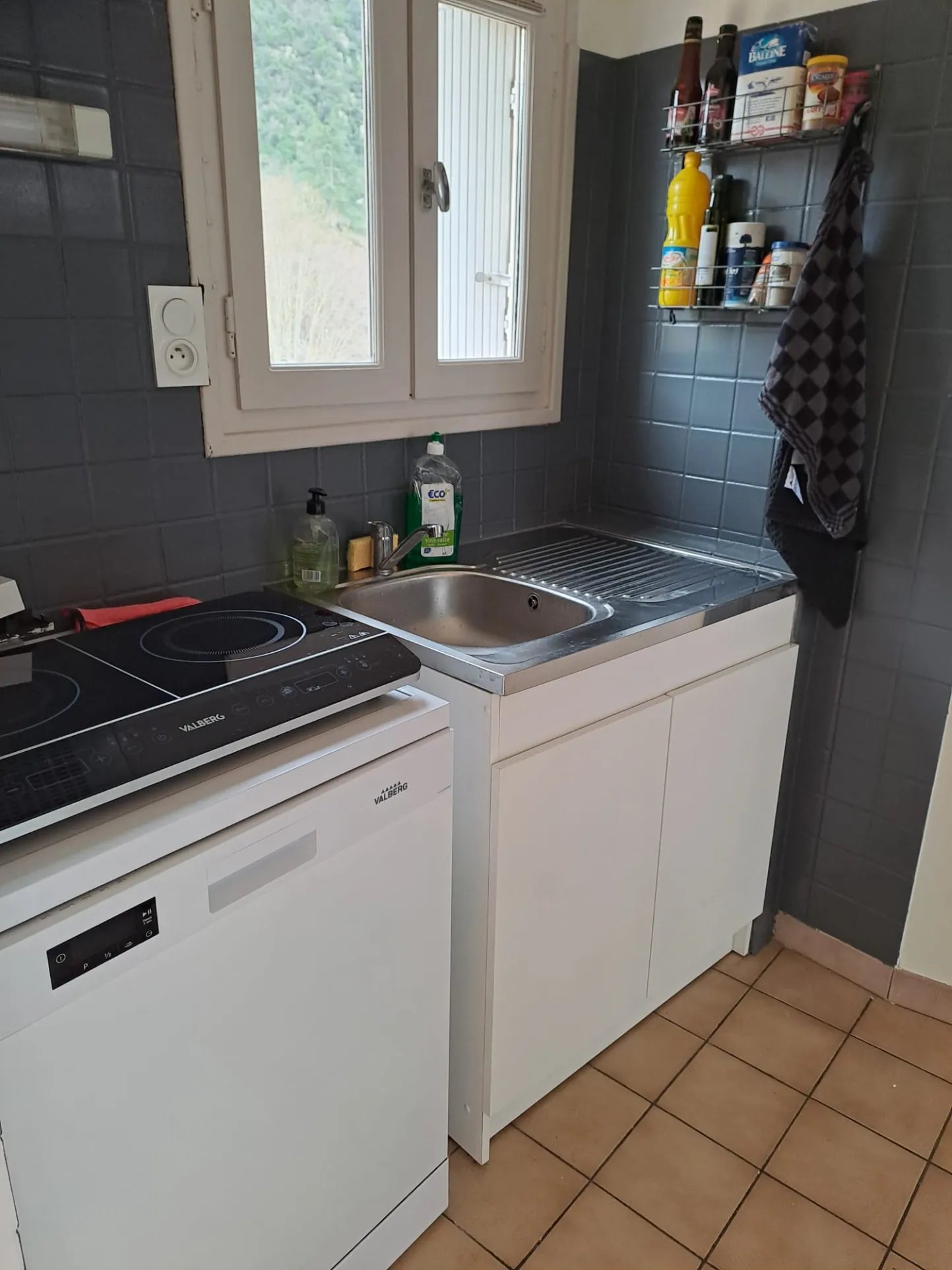 Appartement F2 avec terrasse à Amélie-les-Bains proche des thermes 