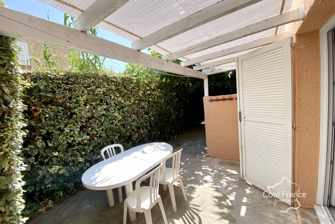 Villa de vacances de 37 m² à 300 mètres de la plage à Marseillan-Plage 
