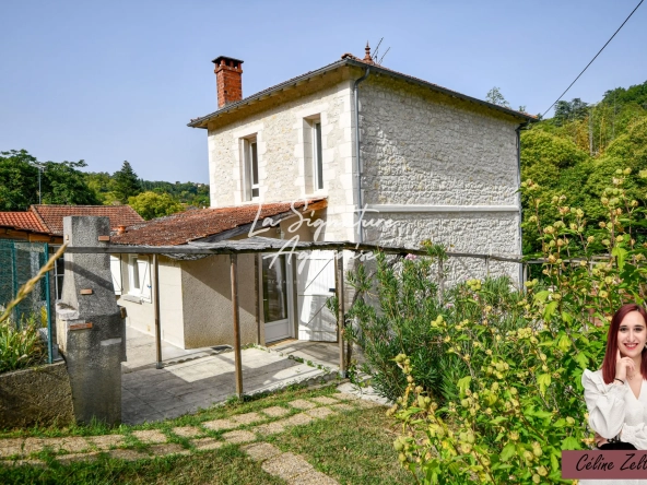Maison en pierre à vendre à Agen – 3 chambres, grand jardin, charme authentique