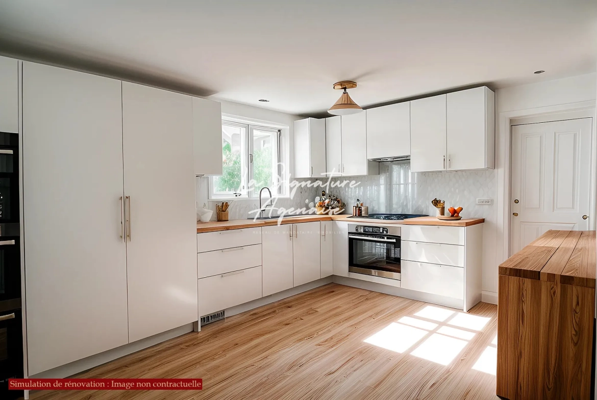 Maison en pierre à vendre à Agen – 3 chambres, grand jardin, charme authentique 