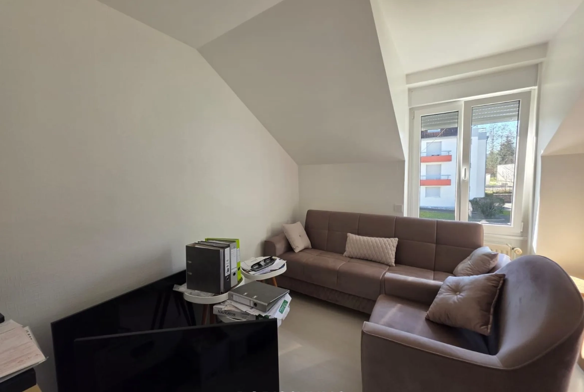 Maison mitoyenne à Hirsingue de 61 m2 avec jardin et garage 