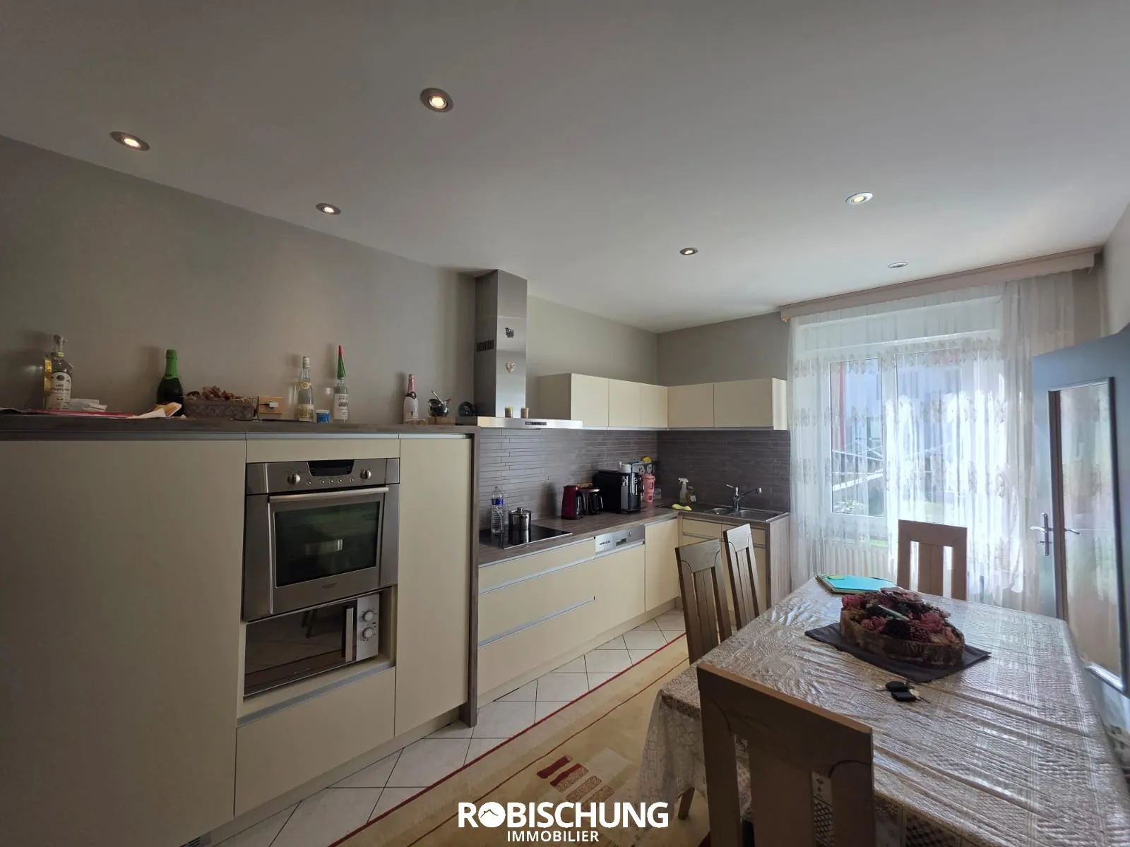 Maison mitoyenne à Hirsingue de 61 m2 avec jardin et garage 