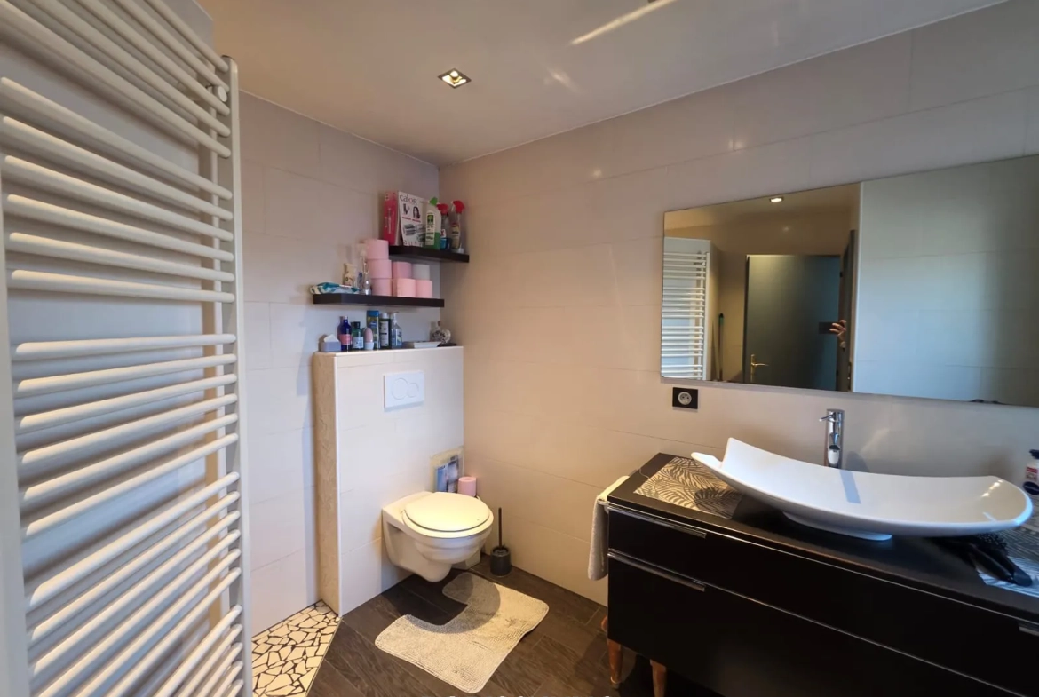 Maison mitoyenne à Hirsingue de 61 m2 avec jardin et garage 