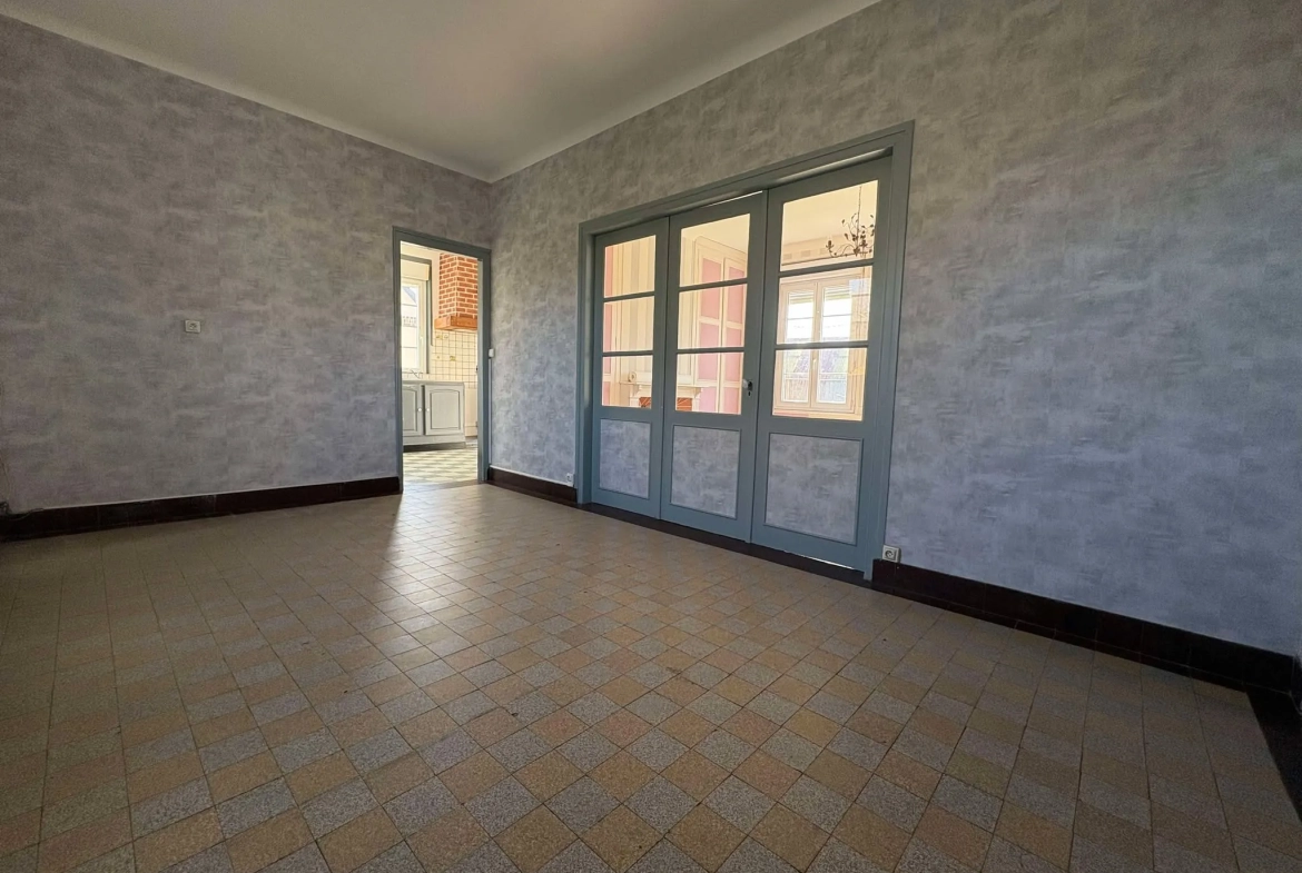 Maison à vendre à Huppy, 3 chambres, grand terrain de 968 m², à 15 min d'Abbeville 