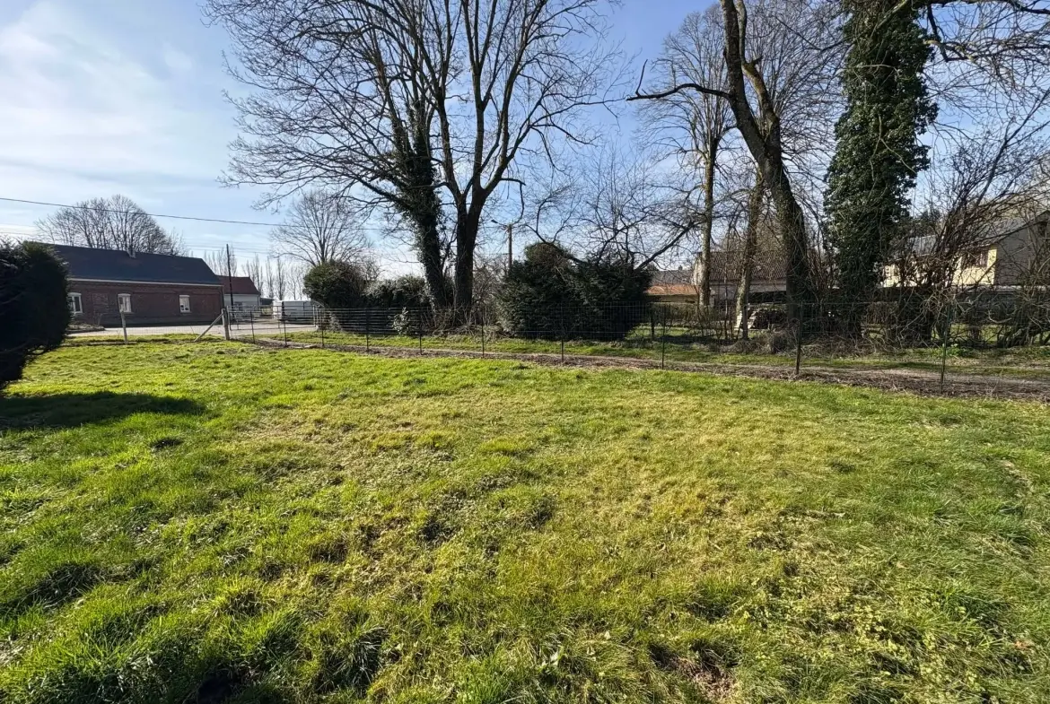 Maison à vendre à Huppy, 3 chambres, grand terrain de 968 m², à 15 min d'Abbeville 