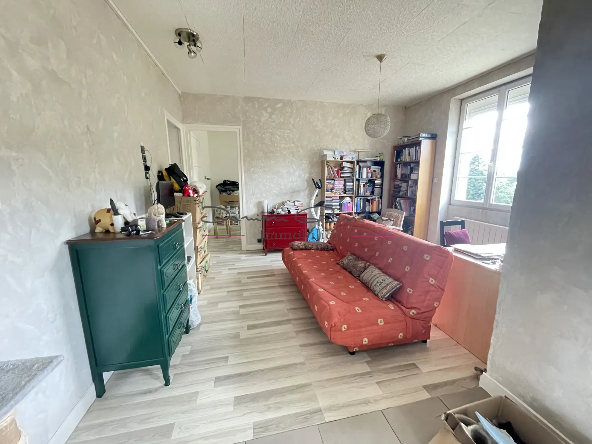 Appartement T2 bis avec cave et terrain à Amplepuis, village du 42 