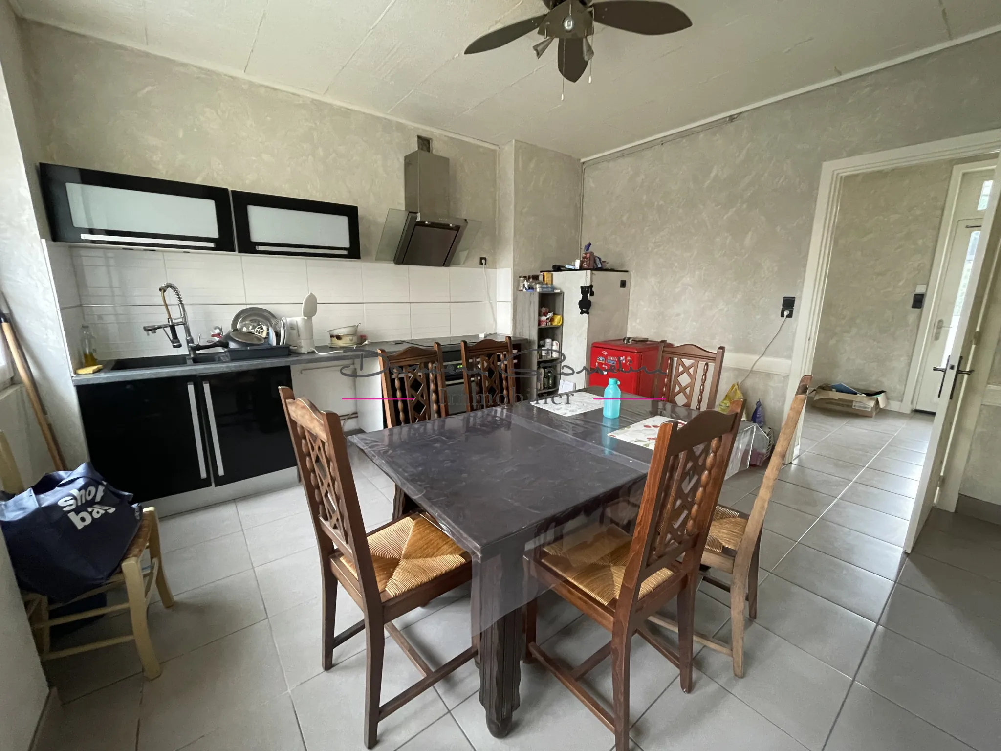 Appartement T2 bis avec cave et terrain à Amplepuis, village du 42 