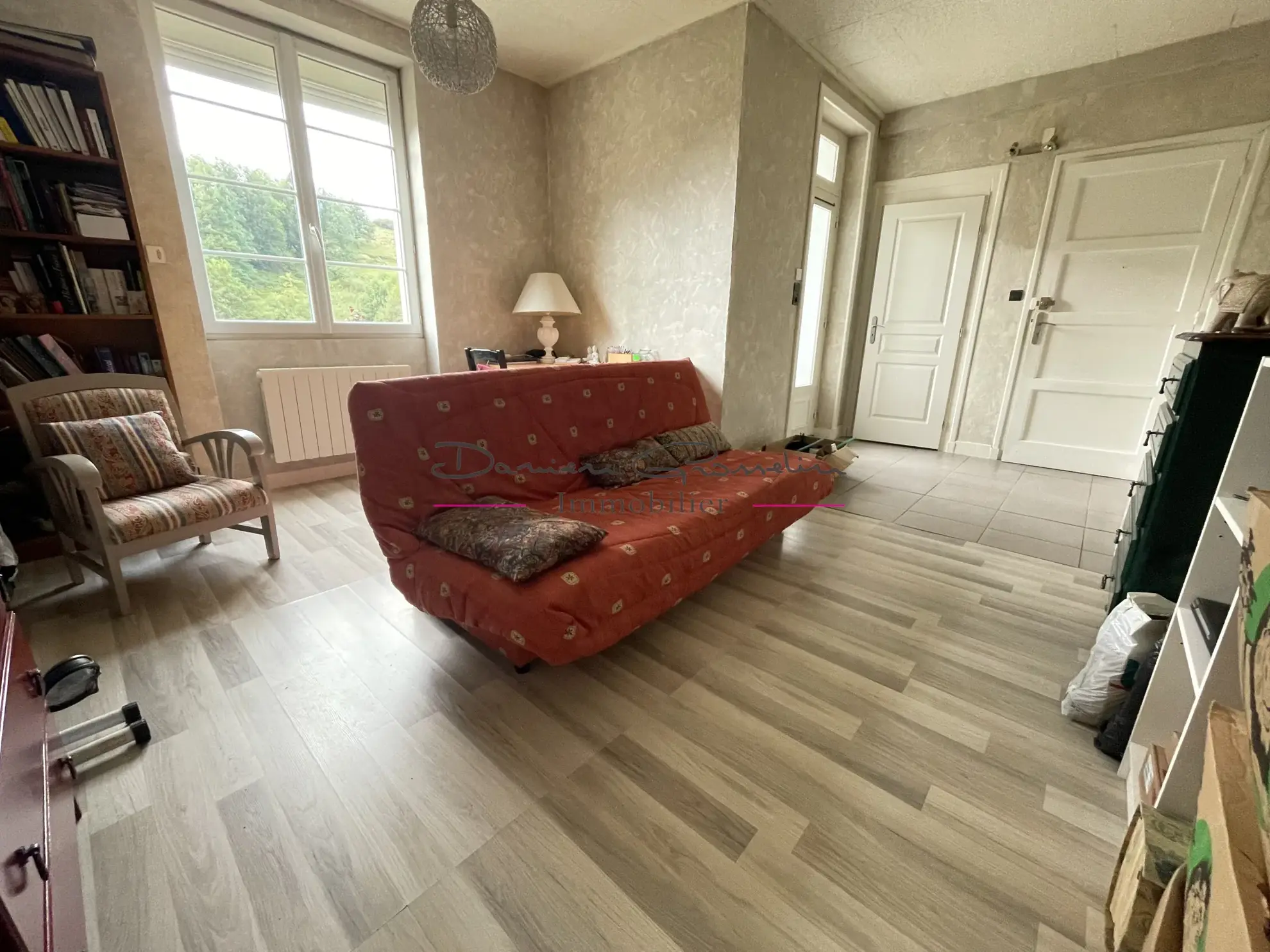 Appartement T2 bis avec cave et terrain à Amplepuis, village du 42 